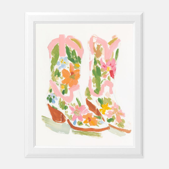 Paloma's Boots Art Print