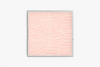 Square acrylic tray with Pebble Pink pattern on a white background