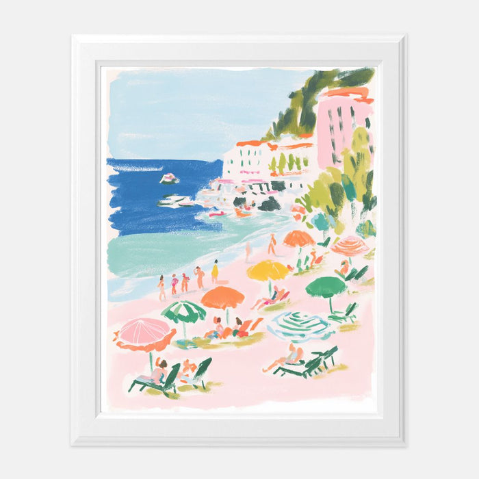 Limoncello Coast Art Print