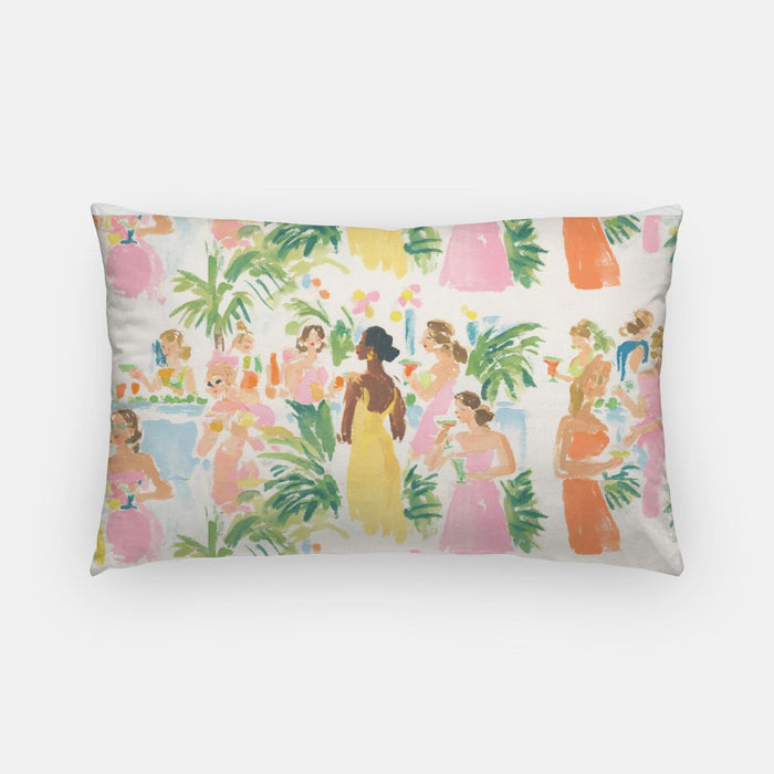 Palm Society Artisan Pillow Case Lumbar
