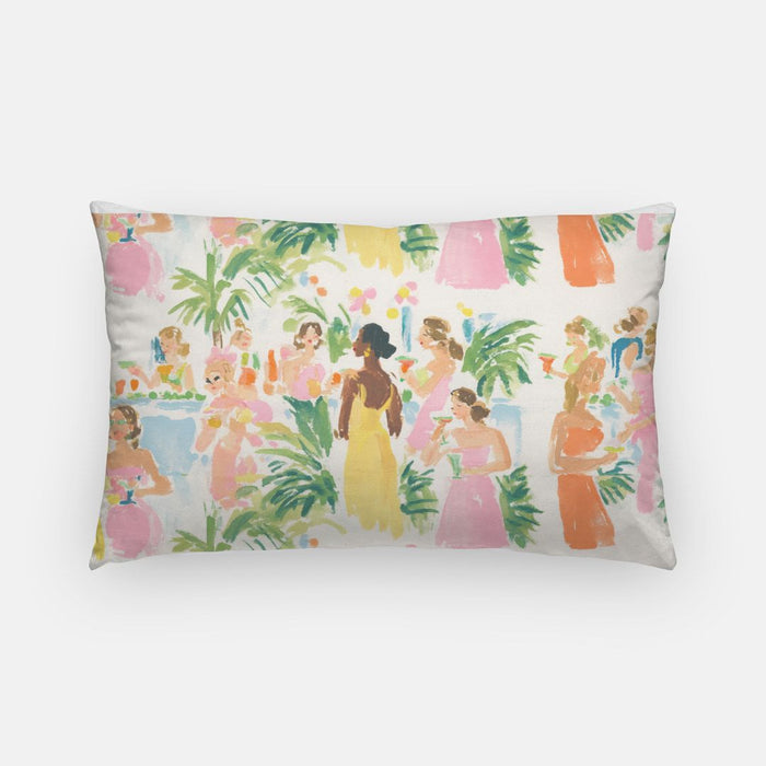 Palm Society Artisan Pillow Case Lumbar